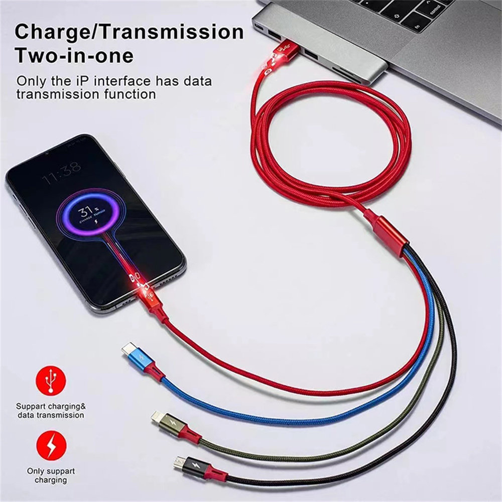 3 in 1 & 4 in 1 USB Charging Cable